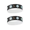 Drink Check Wristband Roofie Test by Xantus | Spiked Drink Bracelet Tester Detects GHB Within 10 Seconds Test Your Drink | Spiking Protection Detector Made in USA | (2 Black Wristbands 8 Tests) view 1