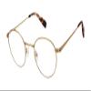 Scojo New York The Booth Reading Glasses, Handmade Scratch Resistant Readers for Women and Men, Antique Gold +2.75 view 1
