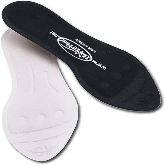 Happy Feet Plantar Fasciitis Orthotic High Arch Support Gel Insert Shoe Insoles for Mens and Women