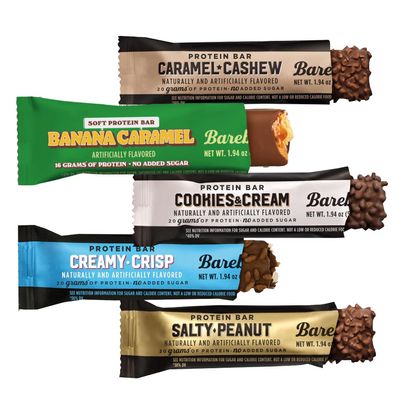 Barebell Protein Bar | 10 pack| Cookies & Cream, Creamy Crisp, Salty Peanut, Caramel Cashew, Salty Peanut, Banana Caramel 1.9oz Bars - Protein Snacks with 20g of High Protein bundled by OMNICOAST GOODS, OCG