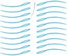AmeriCan Goods Orthodontic Floss Threaders Blue Curved Smooth Edges Dental Floss Threader for Braces, Bridges, and Implants (250) view 1