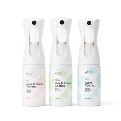 spotLESS MATERIALS Monthly Maintenance Bundle For Streak-Free, Stain-Resistant Bathroom, LESS Formula, Repels Water & Waste