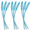 AmeriCan Goods Orthodontic Floss Threaders Blue Curved Smooth Edges Dental Floss Threader for Braces, Bridges, and Implants (100) view 3