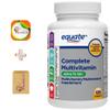 Equate Adult 50+ One Daily Complete Multivitamin/Multimineral Supplement, 125 Tablets, Comprehensive Multivitamin for Adults Over 50 + Createandbundle Sticker view 1