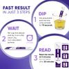 SAFE LIFE[100 PACK] FTY Single Panel Urine TestRapid Test Result in 5 Mins, Synthetic OPI Detecting Drug Testing Card, CUT-OFF 20 ng/ml, Highly Sensitive Drug test kit (100), Purple view 3