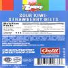 Zweet Sour Kiwi Berry Belts 10 Ounce  Sour Kosher Candy, Halal Candy  Resealable Pack of Sour Licorice Belts view 2