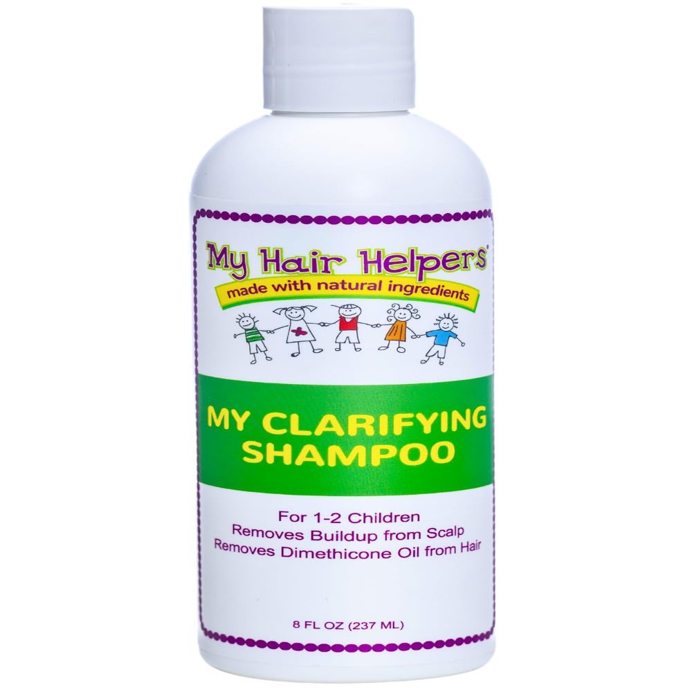 My Hair Helpers Clarifying Shampoo for Lice - Removes Dimethicone and Build-Up on Scalp, 8 Ounces, Works on 1-2 Kids