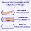 10Pcs Clear Oval Finger Splints & Sleeves Kit, 6 Graduated Trigger Finger Splint & 4 Finger Sleeves for Trigger/Mallet/Arthritis/Straightening, Finger Brace Support for Thumb/Middle/Ring/Index/Pinky (Size 4,5,6,7,8,9) view 2