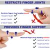 10Pcs Clear Oval Finger Splints & Sleeves Kit, 6 Graduated Trigger Finger Splint & 4 Finger Sleeves for Trigger/Mallet/Arthritis/Straightening, Finger Brace Support for Thumb/Middle/Ring/Index/Pinky (Size 4,5,6,7,8,9) view 3