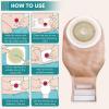 cavysharr Colostomy Bags 20 Pack, One-Piece Drainable Ostomy Pouches, 30mm-70mm Cut-to -Fit Ostomy Bags with Observation Window for Ileostomy Stoma Care., Skin view 4