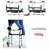 Foldable Commode/Shower Chair Portable Foldable Bedside Commodes Chair,Height-Adjustable Toilet Shower Chairs with Armrests and Bucket view 2