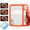 5X 10X Full Page Magnifying Glass for Reading with Light Handheld Magnifier Large Book Page Magnifier Glasses Hand Magnifier for Reading Small Prints for Seniors, Low Vision Cross Stitch Magnifier view 1