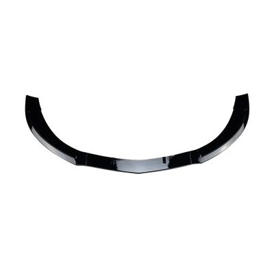 DYXN Front Bumper Fixed Front Lip Chin Spoiler Splitter Compatible for Benz CLA Class C117 CLA200 260 CLA45 AMG 2013-2015(Gloss Black)