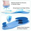 Inserts for Vionic Shoes Replacement, Cuttable Arch Support Orthotic Insoles for Women Trim to Fit (Size: L,for Women 10.5-12 / Men 9.5-11) view 4