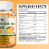 YAAHARO Calcium Magnesium Zinc Gummies with Vitamin D3 & K2 - Sugar Free Calcium Gummies for Women and Men - Bone & Immune Support - Non-GMO, Gluten-Free, Orange Flavored - 60 Gummies view 2