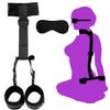 Bed Restraint Kit for Couples Under King Bed Sex Ties for Bed Straps for Adult Play Queen Size Bed Neck to Wrist Behind Back Restraints and Legs Spreader Bar Hand Cuff Set for Bedroom Toys Sweatshirt view 1