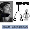 Bed Restraint Kit for Couples Under King Bed Sex Ties for Bed Straps for Adult Play Queen Size Bed Neck to Wrist Behind Back Restraints and Legs Spreader Bar Hand Cuff Set for Bedroom Toys Sweatshirt view 2