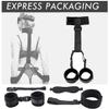 Bed Restraint Kit for Couples Under King Bed Sex Ties for Bed Straps for Adult Play Queen Size Bed Neck to Wrist Behind Back Restraints and Legs Spreader Bar Hand Cuff Set for Bedroom Toys Sweatshirt view 3