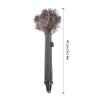2Pcs Retractable Feather Duster, Ostrich Feathers Duster with Long Handle for Home Cleaning, Extensible Ostrich Feather Cleaning Supplies for Keyboard, Home, Car, Office view 2