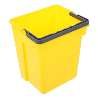 Anneome Portable Multipurpose Water Bucket Sturdy Cleaning Bucket for Home Office and School Use Easy Sorting Design for Cleaning Supplies Yellow Storage