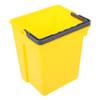 Anneome Portable Multipurpose Water Bucket Sturdy Cleaning Bucket for Home Office and School Use Easy Sorting Design for Cleaning Supplies Yellow Storage view 1
