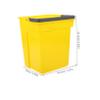 Anneome Portable Multipurpose Water Bucket Sturdy Cleaning Bucket for Home Office and School Use Easy Sorting Design for Cleaning Supplies Yellow Storage view 4