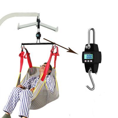 NineLife Basics Maximum load capacity of 660 lb patient weight scale for hoyer lifts for home use (Black)