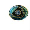 31 Year AA Medallion Metallic Green How Tri-Plate Sobriety Chip view 4