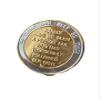 19 Year AA Founders Medallion Bi-Plate Sobriety Chip view 2