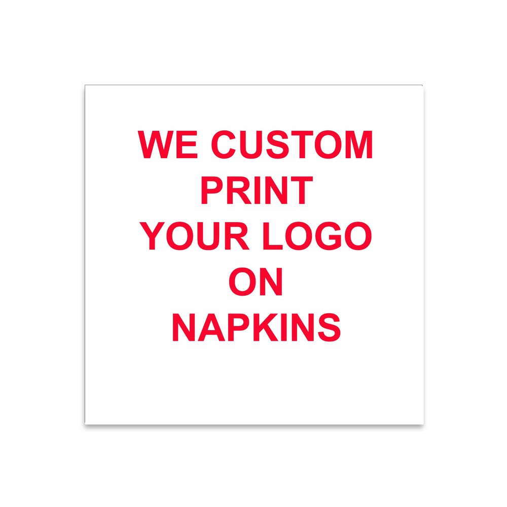 DesignThatSign 100 count Personalized Custom Napkins add your images or custom wording