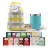 Tea Gift Set for Women & Men  Includes Assorted Teas, Elegant Mug & Honey (Teal) view 1