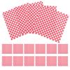 ABOOFAN 50sheets Greaseproof Sandwich Paper Liners Checkered Food Wrap for Burgers Fries and Baked Goods Oil-resistant Dual-sided Food Paper for Easy Serving and Cleanup view 1