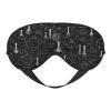 Abstract Science Chemistry Illustration 3D Print Eye Covers Soft Eye Masks for Sleeping Cute Sleep Nask Blackout Travel Sleep Blindfold for Men & Women view 1