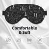 Abstract Science Chemistry Illustration 3D Print Eye Covers Soft Eye Masks for Sleeping Cute Sleep Nask Blackout Travel Sleep Blindfold for Men & Women view 3
