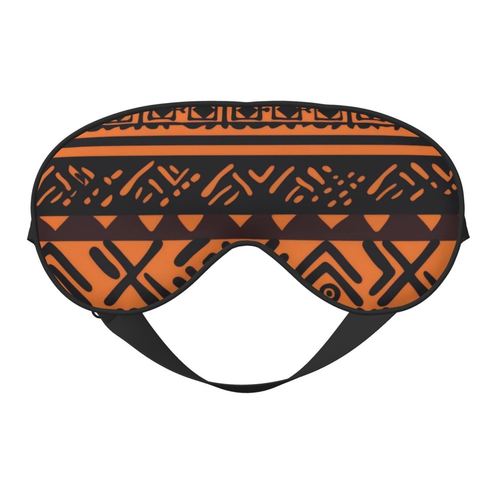 African Mud Cloth Tribal Print Eye Covers Soft Eye Masks for Sleeping Cute Sleep Nask Blackout Travel Sleep Blindfold for Men & Women