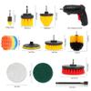 55pcs Drill Brush Attachment Set - Cleaning Scrubber Brush Kit with Cordless Screwdriver, Wear-Resistant Extend Long Attachment, Scouring Pads, Sponge, Polishing Pads for House, Car, BBQ view 2