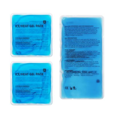 3-in-1 Ice Pack Set (1 Large + 2 Small) - Reusable Cold & Hot Packs - for Pain Relief, for Kids & Adults, Ice Packs for Injuries Reusable