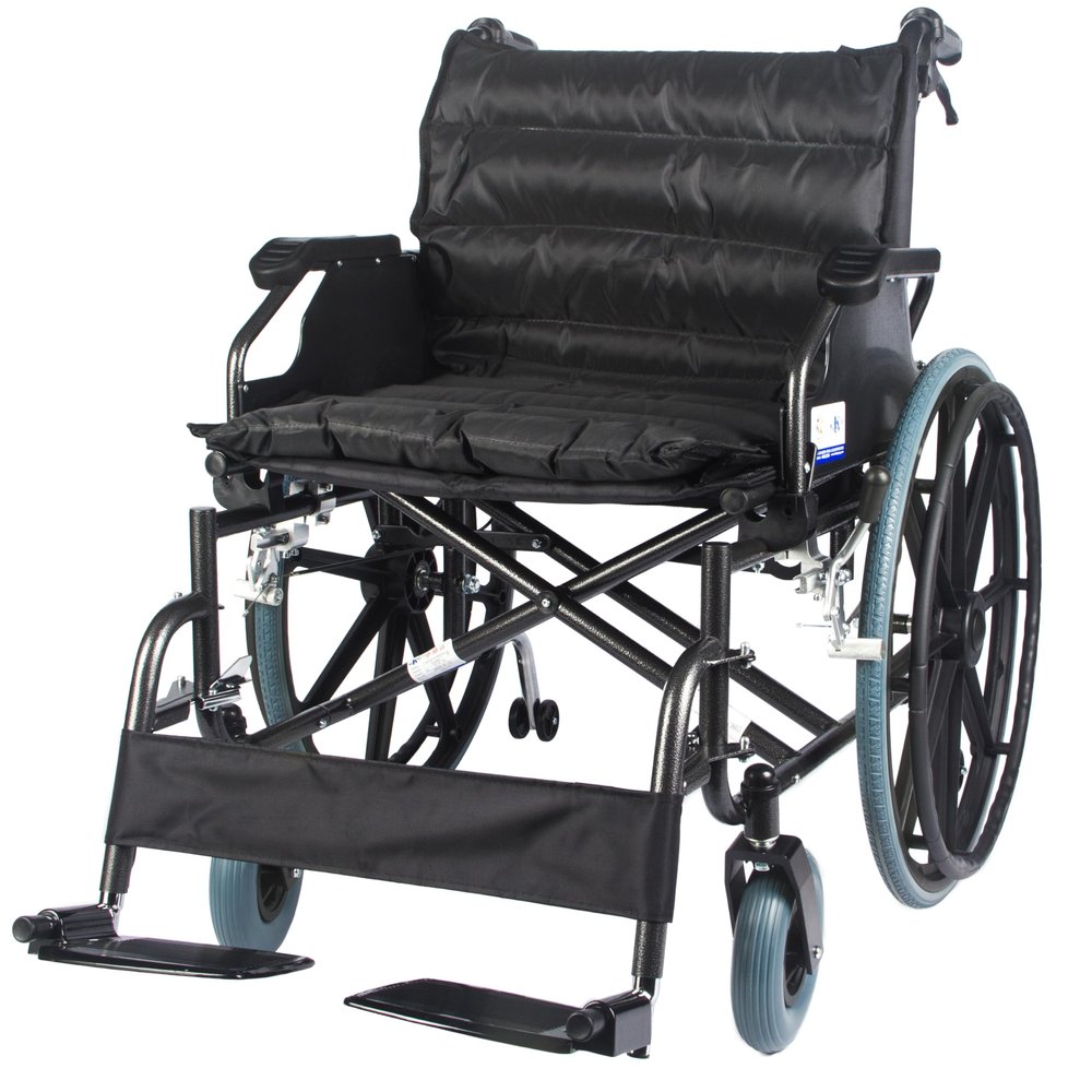 22 in Extra Wide Wheelchairs for Adults 400 lbs Bariatric Wheelchair with 22 inch Portable Wheelchair Cushions & Bag, Foldable Light Weight Wheel Chair for Adults Silla de Ruedas para Adultos