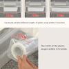 EINCORN Home Food Wrap Dispenser with Slide Cutter Cling Film Wrap Dispenser Plastic for p Cutter Storage Holder Kitchen Too, As the Picture Shows view 2