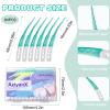 AxiyanX 84PCS Portable Soft Dental Floss Picks,Soft Silica toothpicks,flossers for Adults Teeth Cleaning Tools,interdental Brushes Between Teeth,Disposable Dental Picks view 2