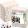 30 Pcs Organic Cotton Flannel for Castor Oil Pack Wrap Unbleached Reusable Castor Oil Wrap Soothing Heat Compress Soft and Highly Absorbent for Abdomen Liver Joints and Other Areas view 1