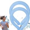 2PCS Neck Cooling Tube with Cold Insulated Bag,Reusable Ice Neck Ring Wearable Body Cooling Products for Summer Heat (Blue) view 1