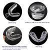 4PCS Dental Trays for Whitening Teeth, Thin Thermoform Moldable Mouth Trays for Teeth Whitening, Teeth Whitener Trays Kits Mouth Guard Care Oral Hygiene Tooth Tool view 3