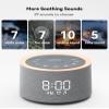 Dreamegg D1+ Sound Machine & Alarm Clock - Sound Machine for Sleep, White Noise Machine with 29 Soothing Sounds, Night Light, 0-100% Dimmable, White Noise Alarm Clock for Bedrooms Adults Baby view 3