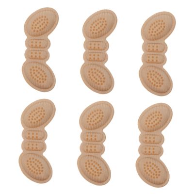 NOLITOY 12pcs Shoe Crease Protector Inserts Heel Pads Self-Adhesive for Foot Heel Cushions Men's and Women's Pad
