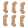 NOLITOY 12pcs Shoe Crease Protector Inserts Heel Pads Self-Adhesive for Foot Heel Cushions Men's and Women's Pad view 1