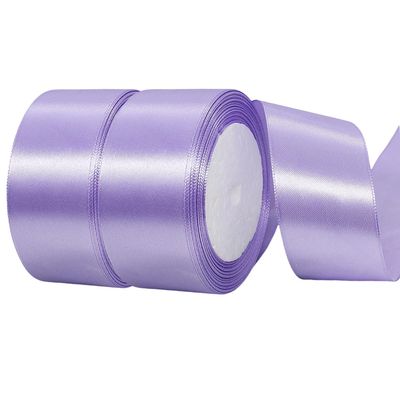 1 1/2 Inch Violet Satin Ribbon,50 Yards Light Purple Ribbon Solid Fabric Ribbon for Gift Wrapping Floral Bouquets Wedding Home Party Decoration