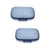 minkissy 2pcs Portable Storage Case for Tablets Multi-Grid Travel Organizer for Daily Use Compartment Design Convenient Medicine Holder Compact Travel