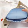 minkissy 2pcs Portable Storage Case for Tablets Multi-Grid Travel Organizer for Daily Use Compartment Design Convenient Medicine Holder Compact Travel view 4