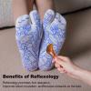 GreatCase Reflexology Socks with Beginner Acupoint Massage Tools Set of 5 - Foot Pain Relief Remedy for Foot Massage Rod for Women and Men Tired Relieve view 3